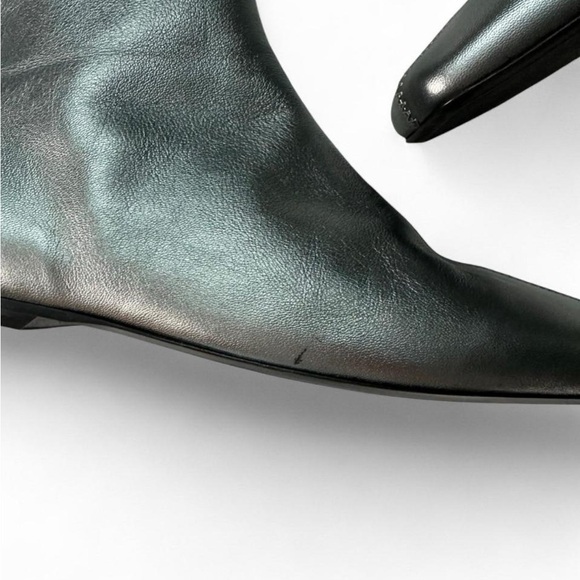 M Gemi Una bootie gunmetal silver ankle boots - Picture 6 of 7